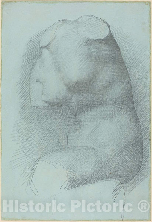 Art Print : Alphonse Legros, Study from The Antique - Vintage Wall Art