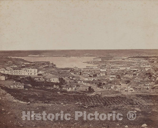 Art Print : James Robertson, Sebastopol, from Left Attack, 1855-1856 - Vintage Wall Art