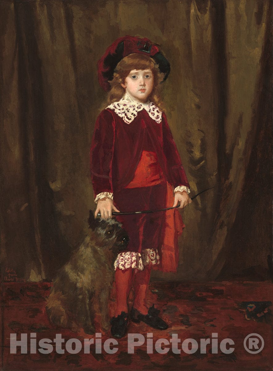 Art Print : Mary Cassatt, Eddy Cassatt (Edward Buchanan Cassatt), 1875 - Vintage Wall Art