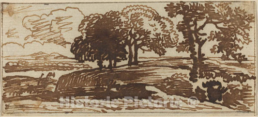 Art Print : Franz Innocenz Josef Kobell, Landscape - Vintage Wall Art