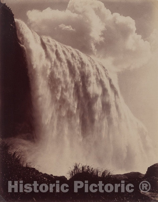 Art Print : Charles Bierstadt, Niagara Falls, c. 1880 - Vintage Wall Art