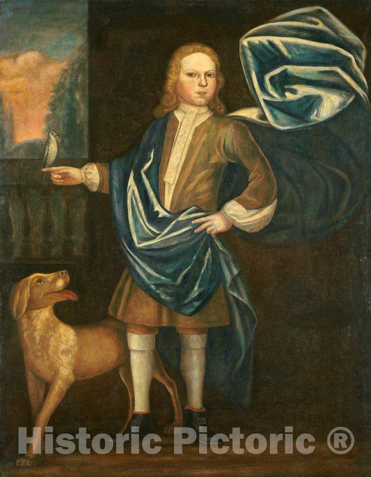 Art Print : Boy of The Beekman Family, c. 1720 - Vintage Wall Art