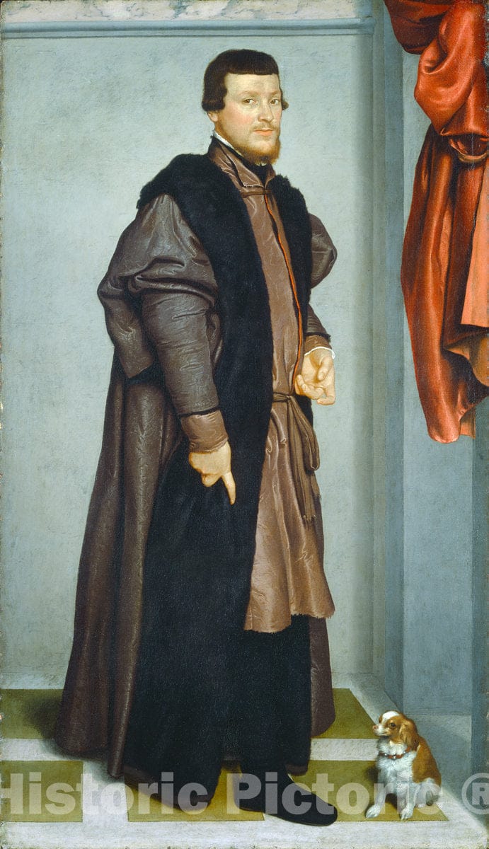 Art Print : Giovanni Battista Moroni, Gian Federico Madruzzo, c. 1560 - Vintage Wall Art