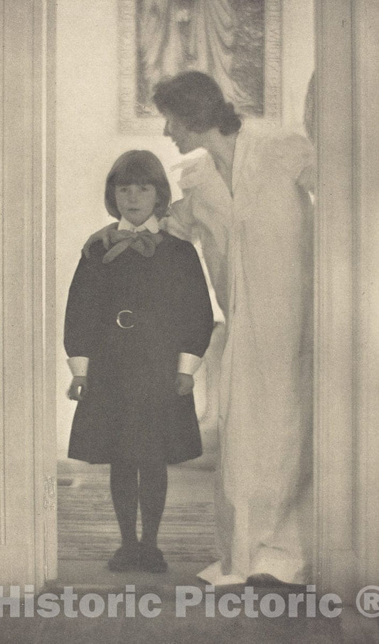 Art Print : Gertrude KÃ¤sebier, Blessed Art Thou Among Women, c.1900 - Vintage Wall Art