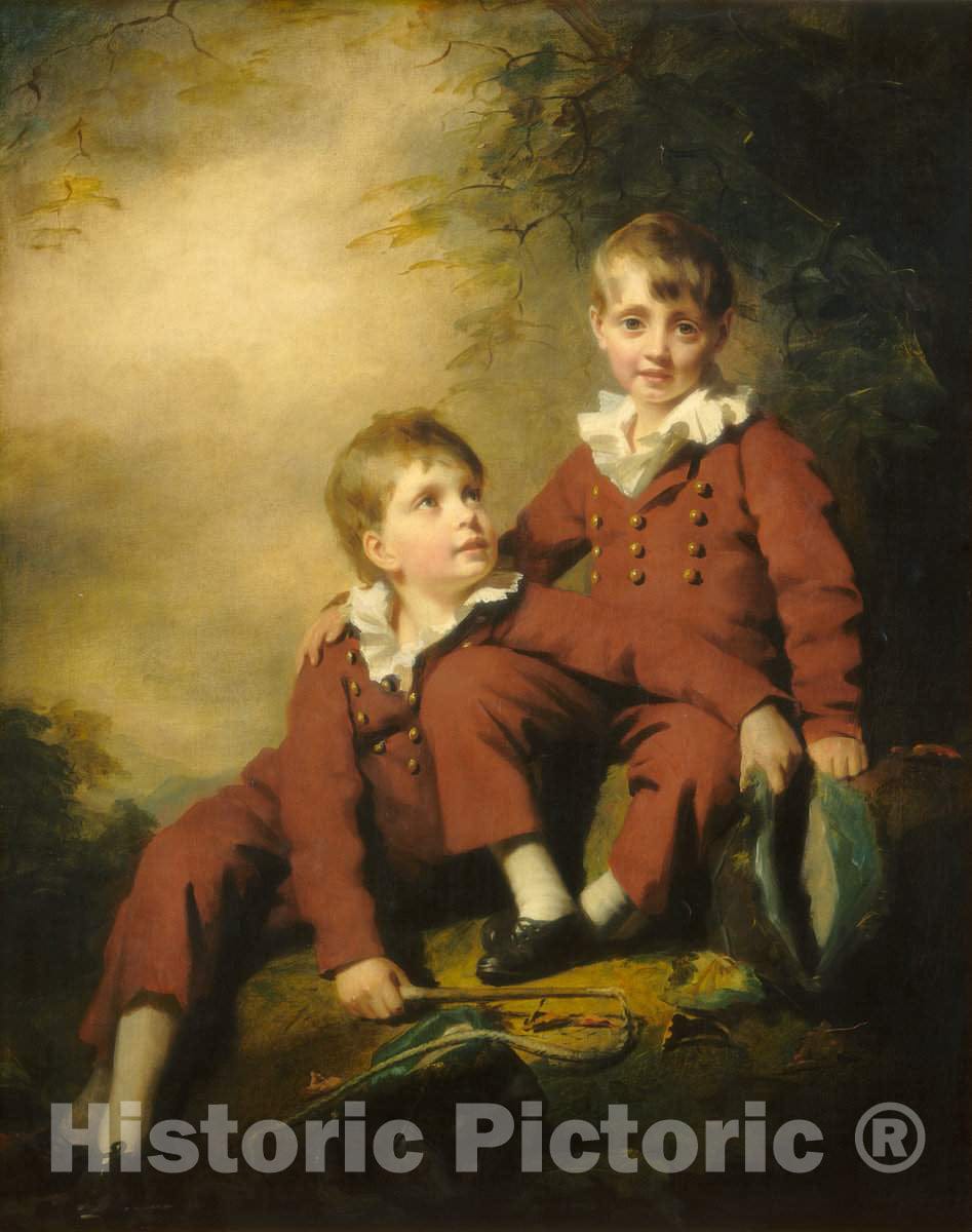 Art Print : Sir Henry Raeburn, The Binning Children, c. 1811 - Vintage Wall Art