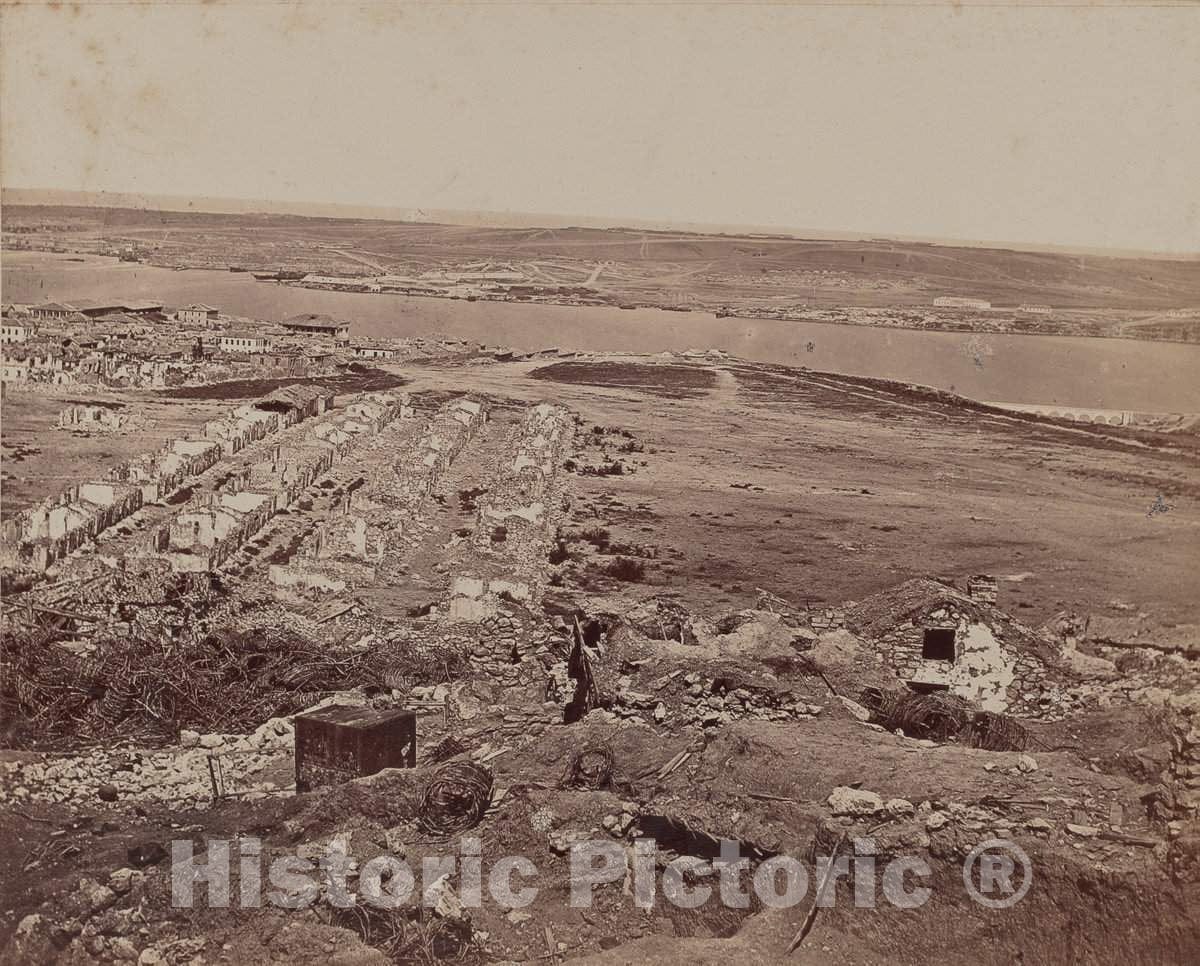 Art Print : James Robertson, Remains of Stone Buildings, 1855-1856 - Vintage Wall Art