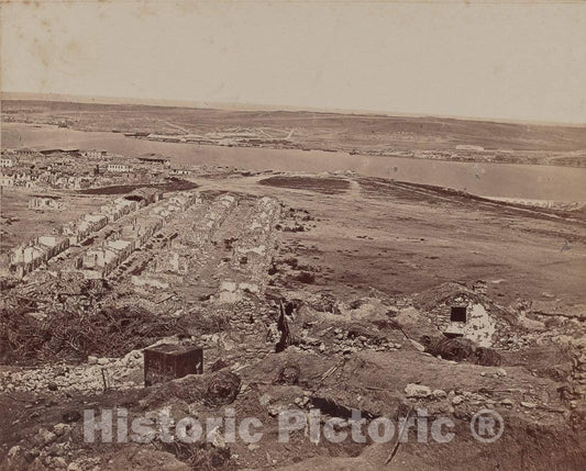 Art Print : James Robertson, Remains of Stone Buildings, 1855-1856 - Vintage Wall Art