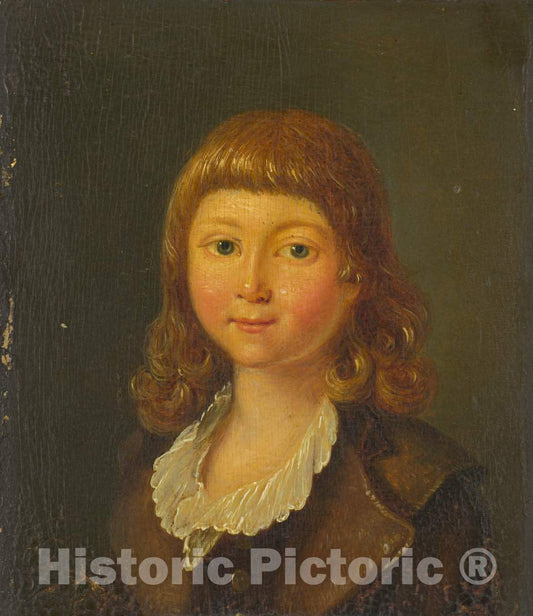 Art Print : Portrait of a Young Boy, c.1793 - Vintage Wall Art