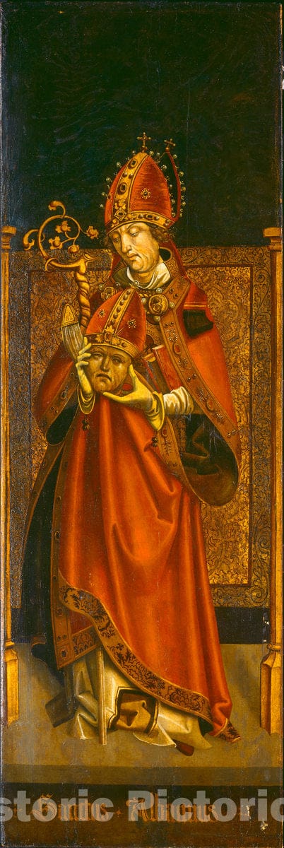 Art Print : Saint Alban of Mainz, c.1513 - Vintage Wall Art