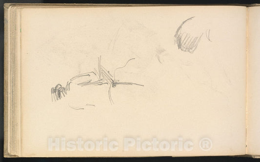 Art Print : Paul CÃ©zanne, A Man seen from Behind, c.1882 - Vintage Wall Art