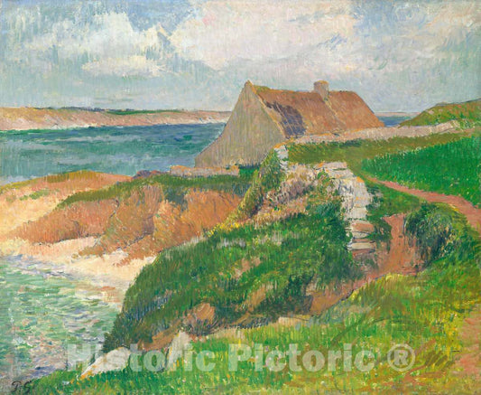 Art Print : Henri Moret, The Island of Raguenez, Brittany, c.1893 - Vintage Wall Art