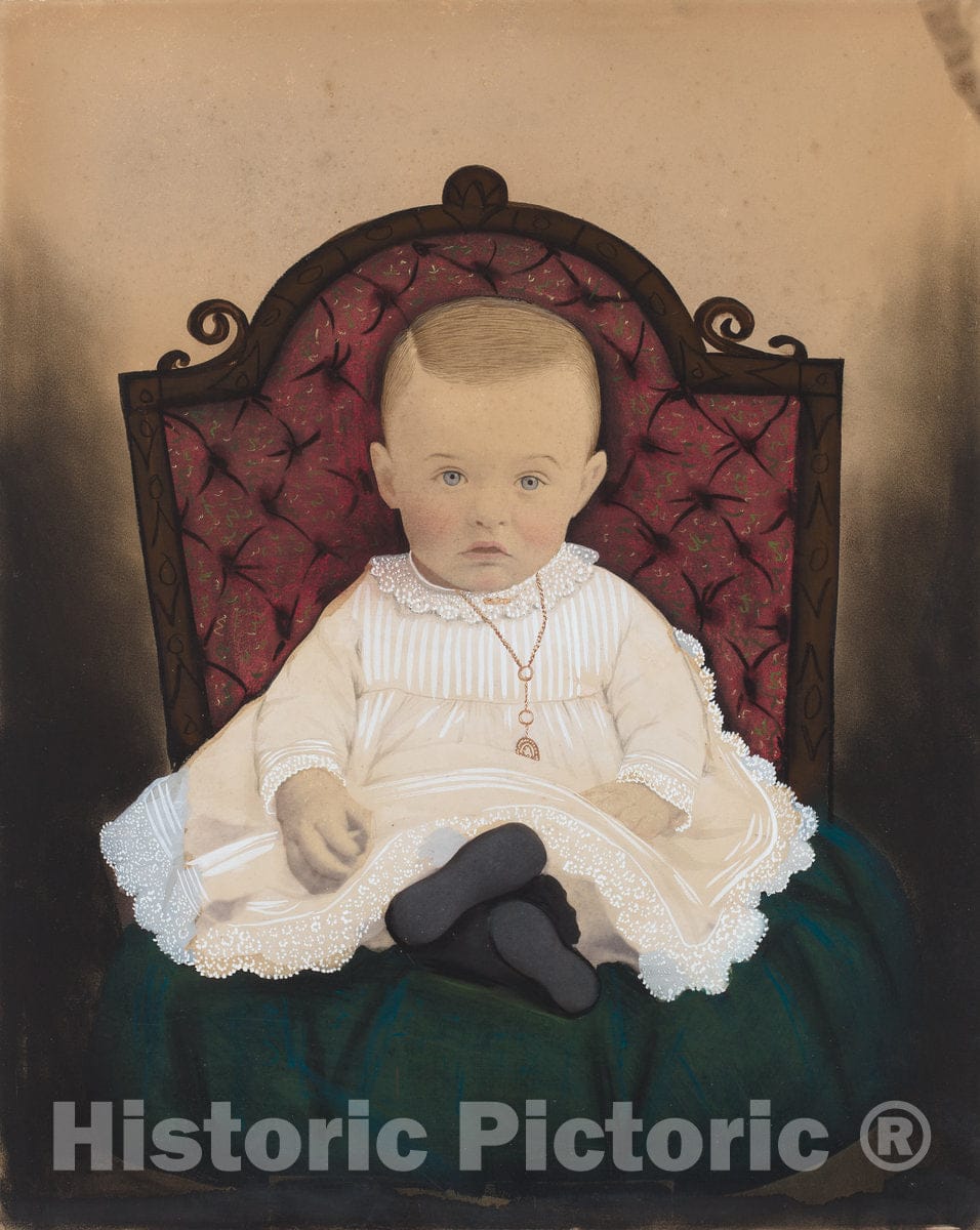 Art Print : Portrait of a Baby, 1880s - Vintage Wall Art