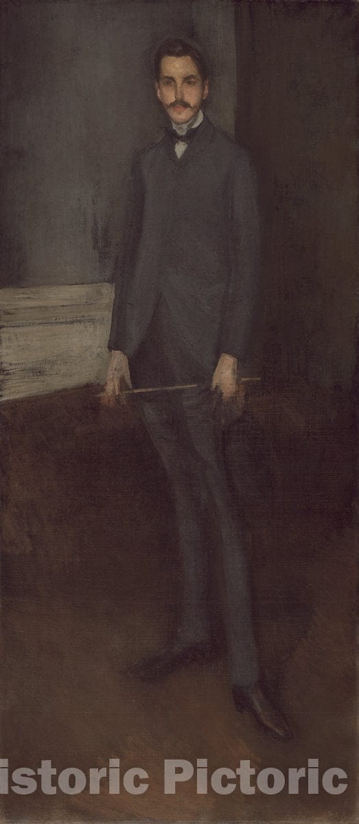 Art Print : James McNeill Whistler, George W. Vanderbilt, c.1900 - Vintage Wall Art