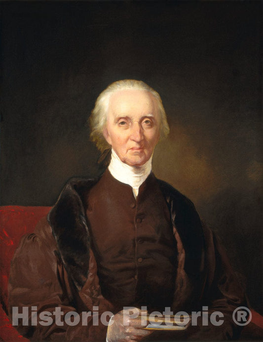 Art Print : Chester Harding, Charles Carroll of Carrollton, c. 1828 - Vintage Wall Art