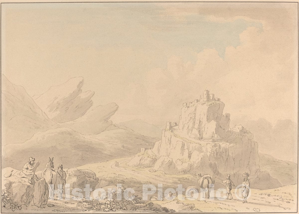 Art Print : Anthony Devis, Zahara - Vintage Wall Art