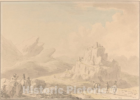 Art Print : Anthony Devis, Zahara - Vintage Wall Art