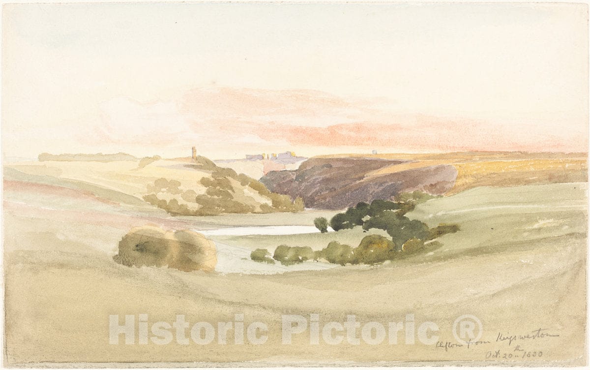 Art Print : Bulwer, Clifton from Kingsweston, 1830 - Vintage Wall Art