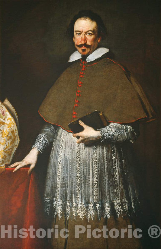 Art Print : Bernardo Strozzi, Bishop Alvise Grimani, 1633 or After - Vintage Wall Art