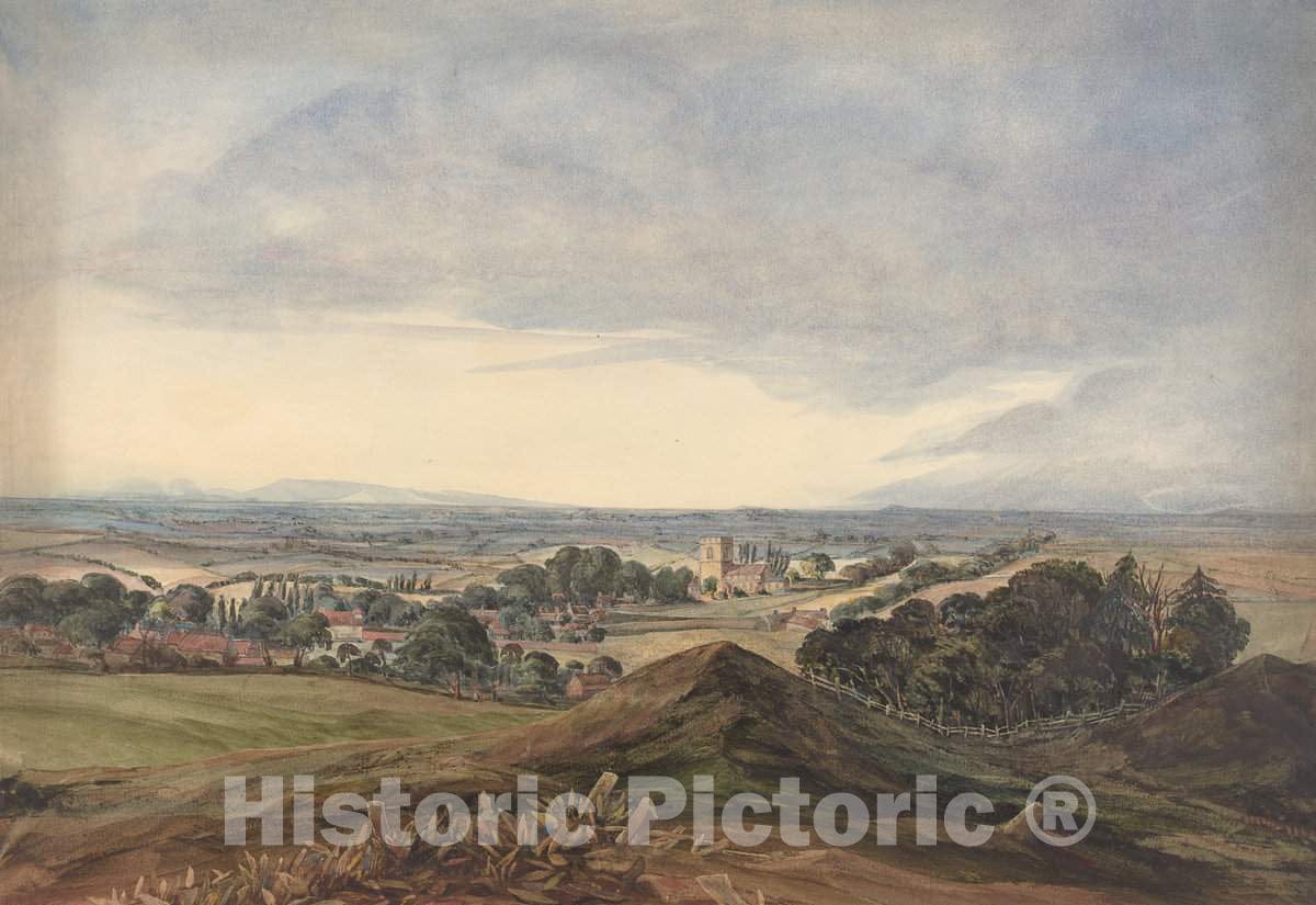 Art Print : Bulwer, Hunworth Church - Vintage Wall Art