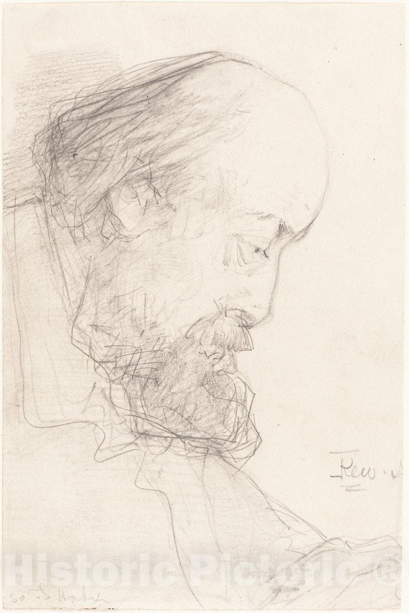 Art Print : Francis Seymour Haden, Griff, c. 1864 - Vintage Wall Art