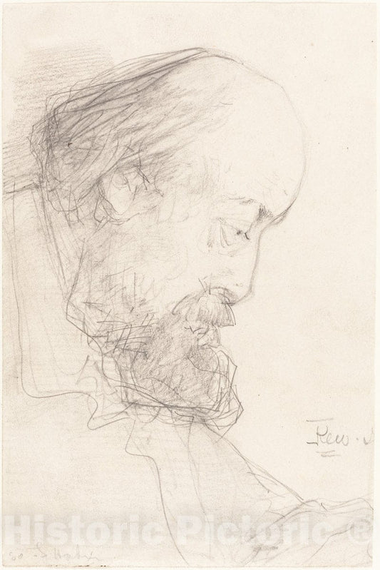 Art Print : Francis Seymour Haden, Griff, c. 1864 - Vintage Wall Art