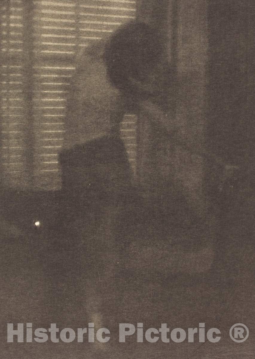 Art Print : Clarence H. White, Model in New York Studio, c.1915 - Vintage Wall Art