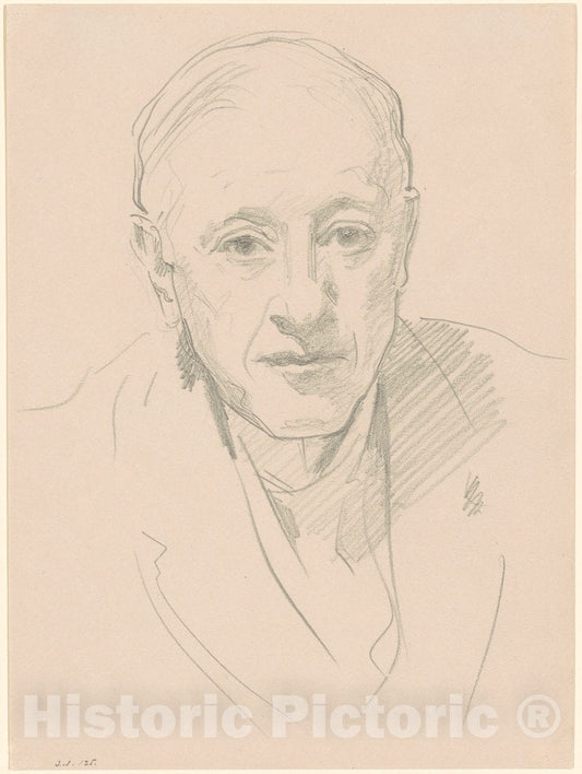 Art Print : John Singer Sargent, Bust of a Man, 1880-1905 - Vintage Wall Art