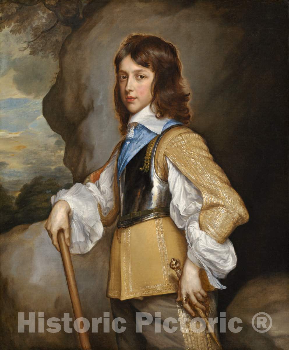 Art Print : Adriaen Hanneman, Henry, Duke of Gloucester, c. 1653 - Vintage Wall Art