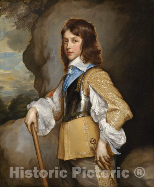 Art Print : Adriaen Hanneman, Henry, Duke of Gloucester, c. 1653 - Vintage Wall Art