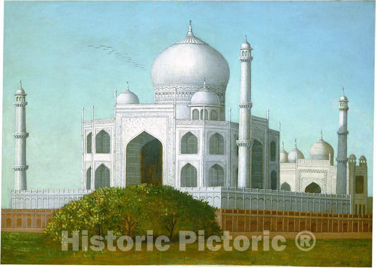 Art Print : Erastus Salisbury Field, The Taj Mahal, c.1870 - Vintage Wall Art