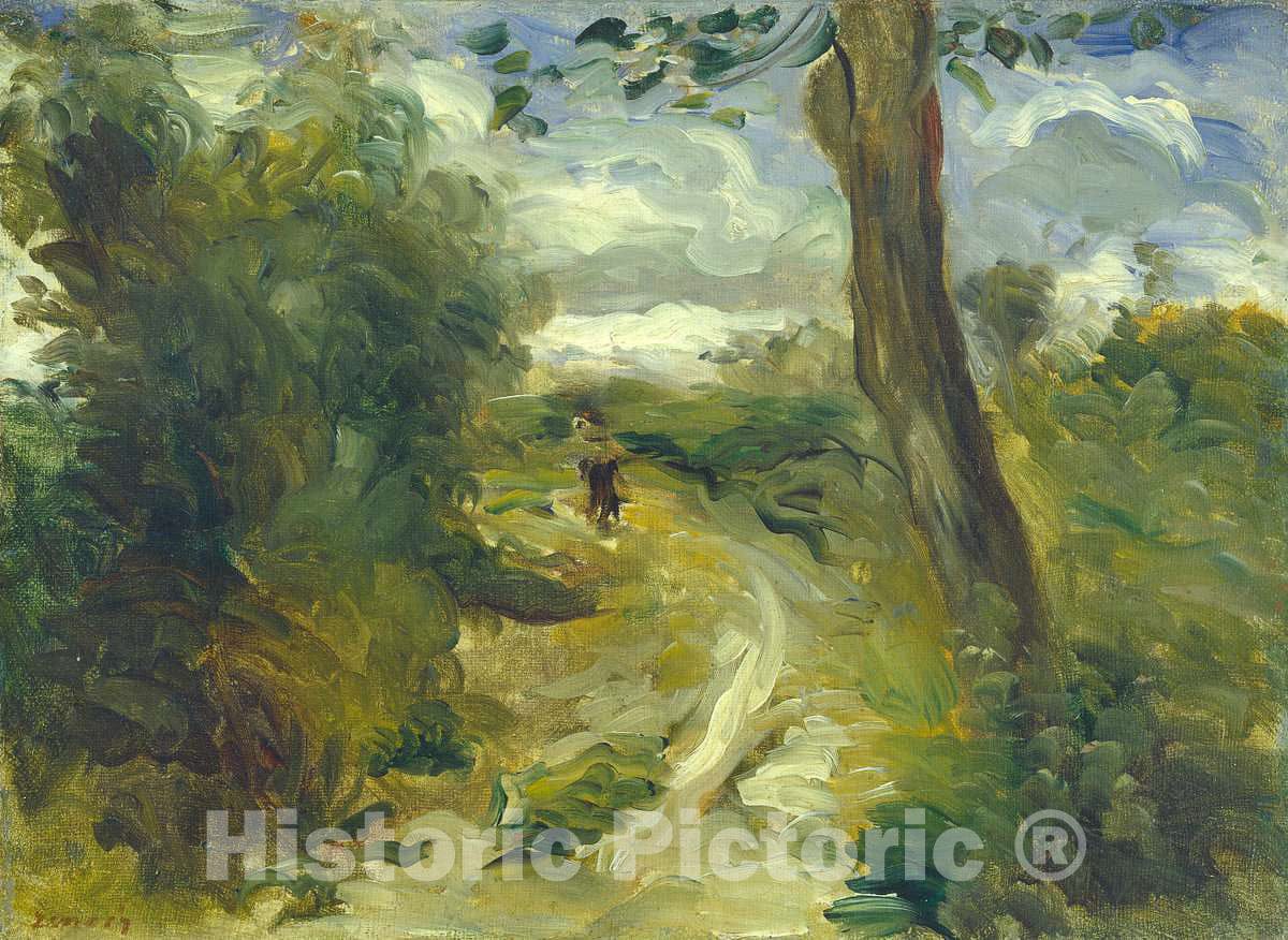 Art Print : Auguste Renoir, Landscape Between Storms, c.1875 - Vintage Wall Art