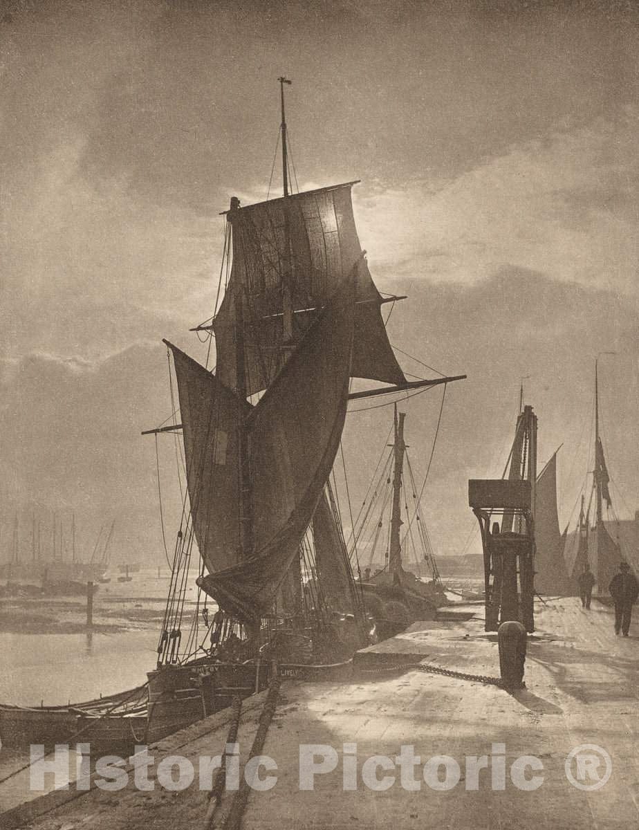 Art Print : Frank Meadow Sutcliffe, Sunshine and Shadow, 1890s - Vintage Wall Art