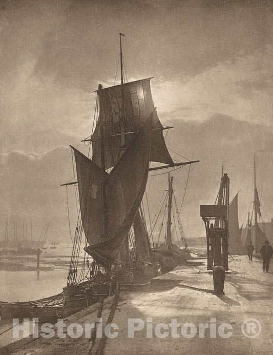 Art Print : Frank Meadow Sutcliffe, Sunshine and Shadow, 1890s - Vintage Wall Art