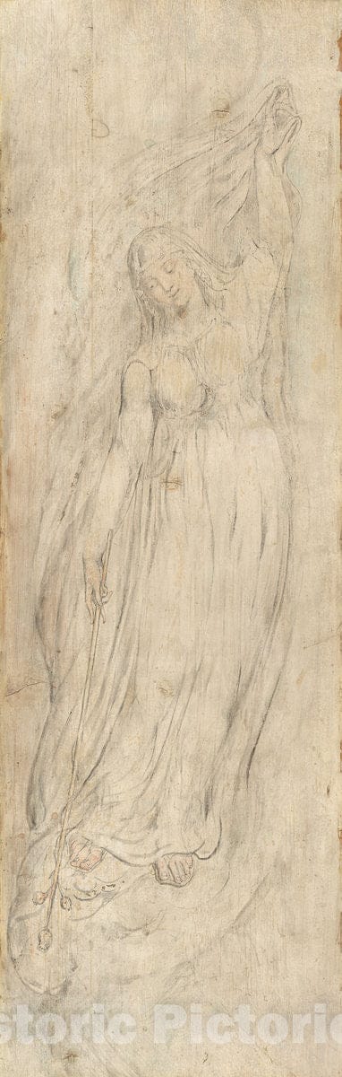 Art Print : William Blake, Evening, c.1823 - Vintage Wall Art