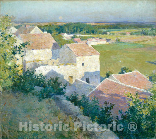 Art Print : Willard Leroy Metcalf, Midsummer Twilight, c. 1890 - Vintage Wall Art