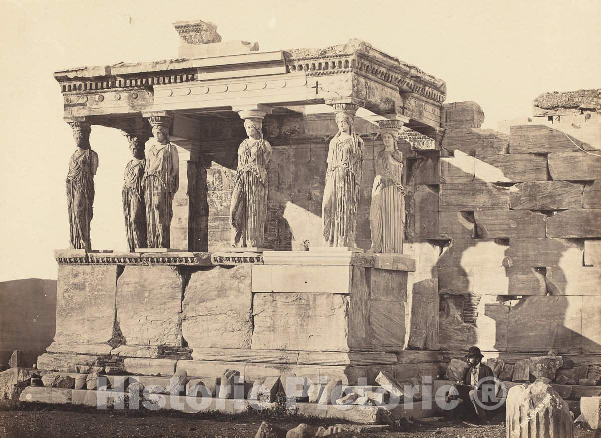 Art Print : Dimetrius Constantine, The Caryatides, 1860-1865 - Vintage Wall Art