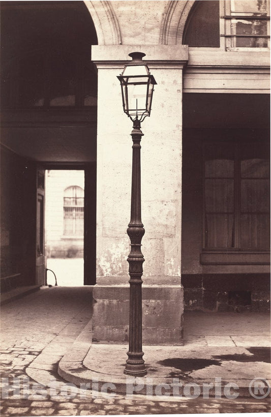 Art Print : Charles Marville, HÃ´tel de la Marine, 1864-1870 - Vintage Wall Art