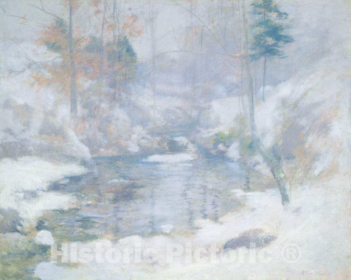 Art Print : John Henry Twachtman, Winter Harmony, c.1895 - Vintage Wall Art
