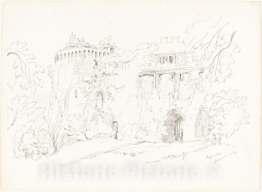 Art Print : Bulwer, Ragland, 1829 - Vintage Wall Art