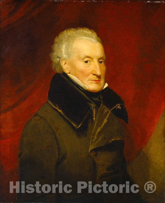 Art Print : Portrait of a Man, c. 1835 - Vintage Wall Art