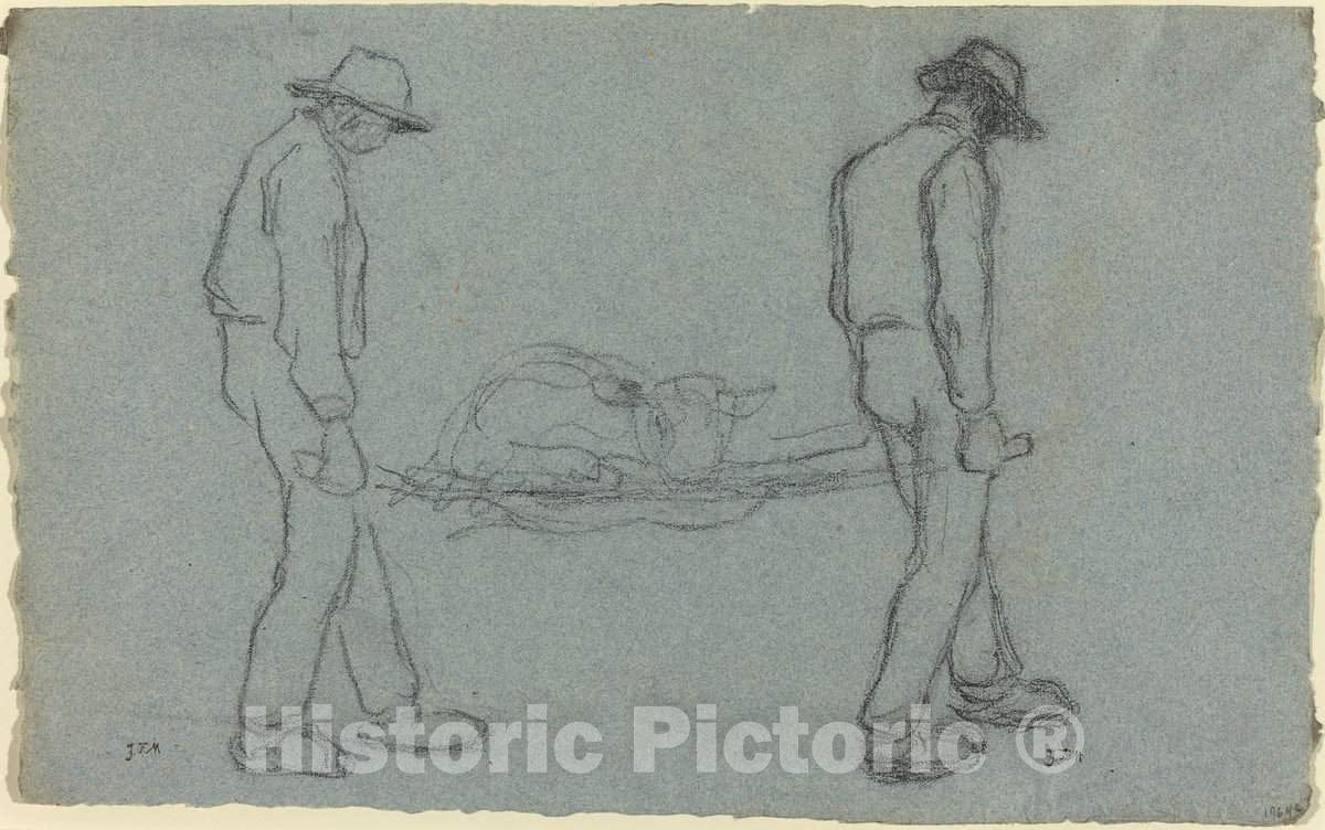 Art Print : FranÃ§ois Millet, The Newborn - Vintage Wall Art