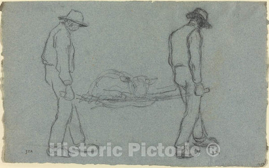 Art Print : FranÃ§ois Millet, The Newborn - Vintage Wall Art