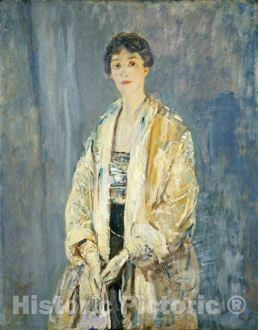 Art Print : Ambrose McEvoy, Mrs. Francis Howard, c.1917 - Vintage Wall Art