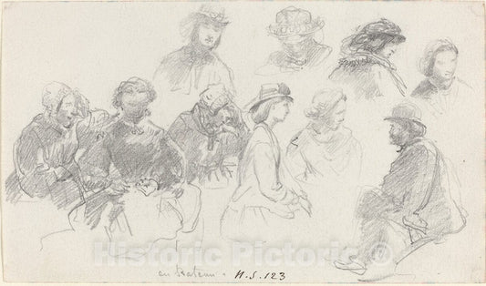 Art Print : EugÃ¨ne Boudin, Passengers on Shipboard - Vintage Wall Art