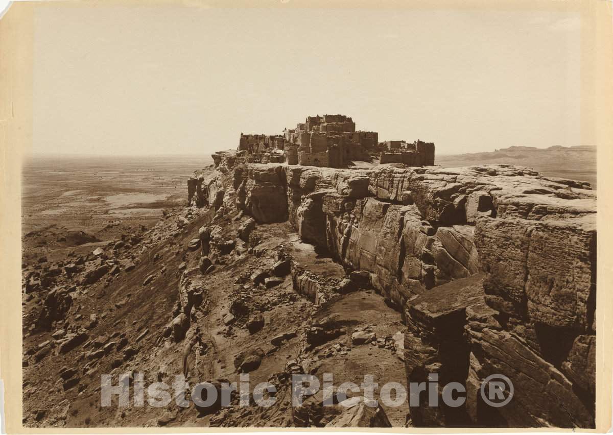 Art Print : Frederick Monsen, Acoma Pueblo, c. 1900 - Vintage Wall Art