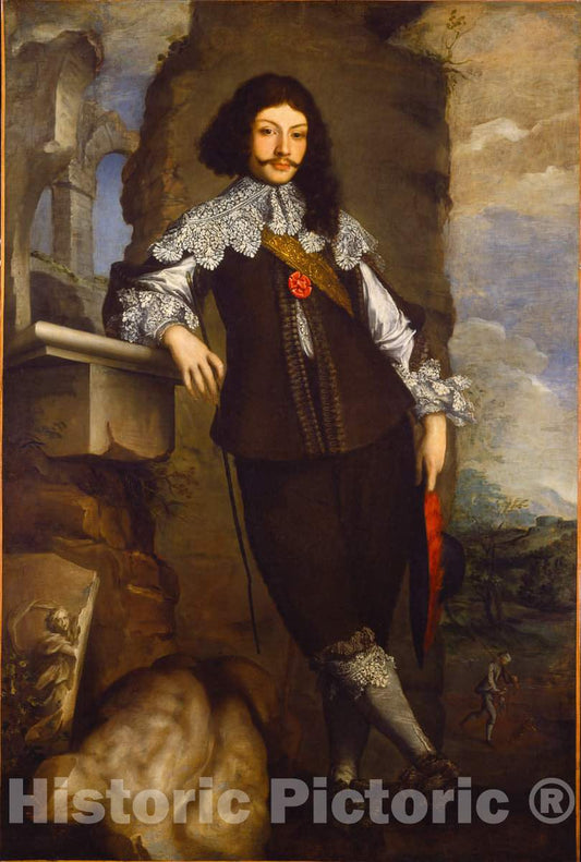 Art Print : Tiberio Tinelli, Lodovico Widmann, 1637 - Vintage Wall Art