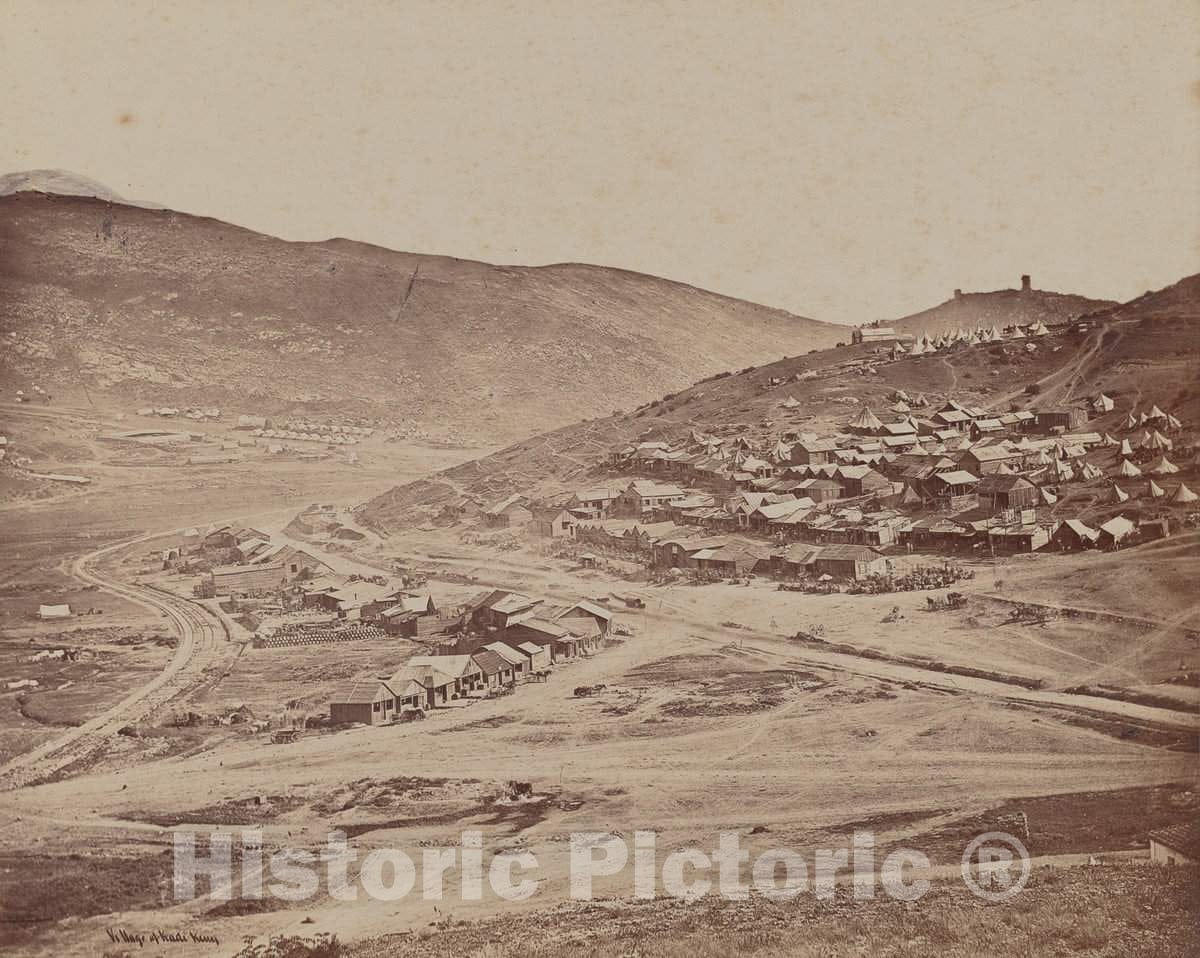 Art Print : James Robertson, Village of Kadikoi, 1855-1856 - Vintage Wall Art