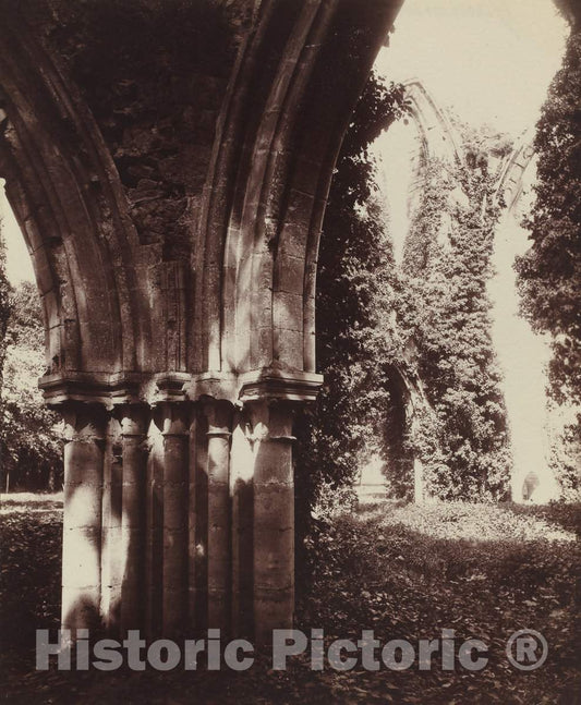 Art Print : EugÃ¨ne Atget, Dammarie-les-LYS, ruines, 1910 - Vintage Wall Art