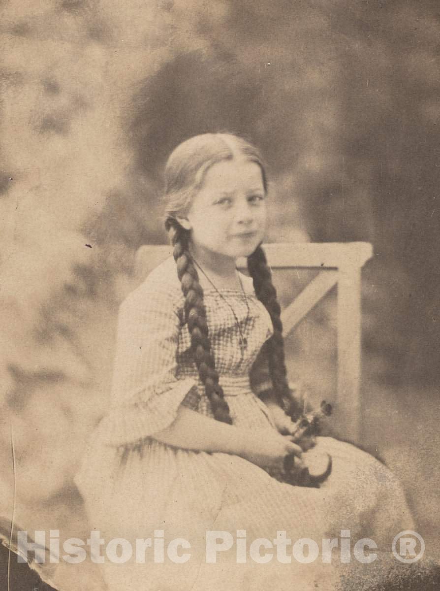 Art Print : Charles Ozanam, Marie LaPorte, mid 1850s - Vintage Wall Art