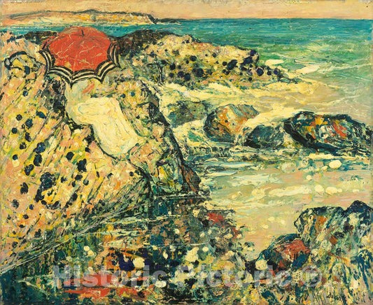 Art Print : Henry Golden Dearth, Flecks of Foam, c.1912 - Vintage Wall Art